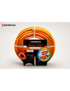 KIT MANGUERA VISION 5/8 ORANGE CON LANZA 25 M 2