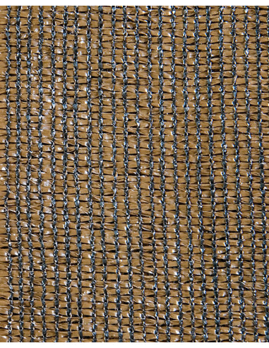 MALLA OCULTACION MARRON 160 gr 2X50 M