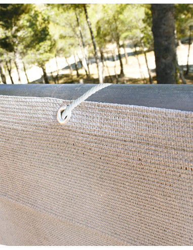 MALLA OCULTACION MARRON BALCON 180gr 0,90X3 M
