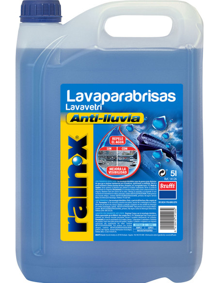 LAVAPARABRISAS REPELENTE LLUVIA RAIN-X 5 L