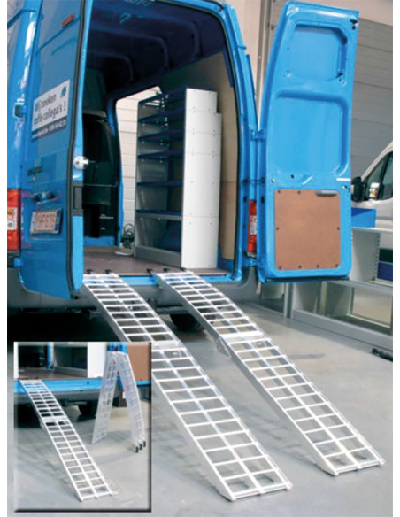 RAMPA ALUMINIO JGO. 2 UDS 2250X282MM
