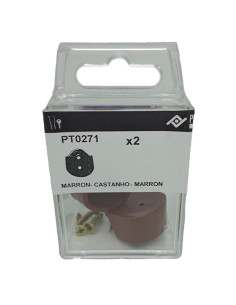 SOPORTE BARRA ARMARIO MARRON 2