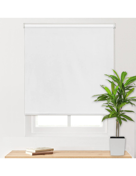 CORTINA ENROLLABLE SUNSHIN BLANCO 100X190 CM