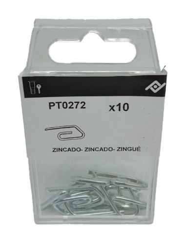 GANCHO CORTINA ZN C/10 PZS