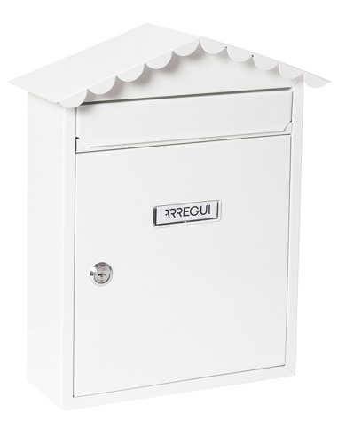 BUZON EXTERIOR ACERO BLANCO 36X30X10CM