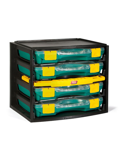 ORGANIZADOR MODULAR 4 ESTUCHES