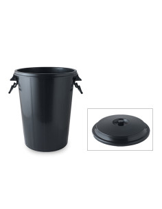 CUBO BASURA COMUNIDAD C/TAPA 100 L 2