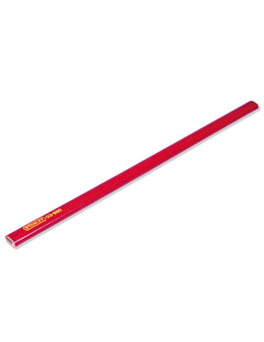 LAPIZ CARPINTERO OVAL ROJO 176 MM STANLEY