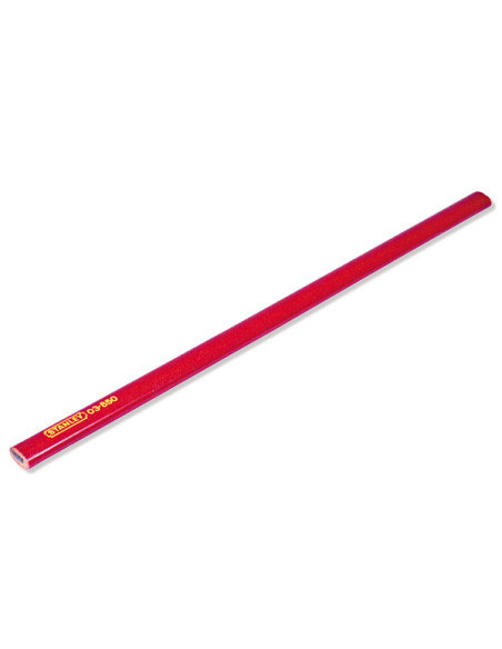 LAPIZ CARPINTERO OVAL ROJO 176 MM STANLEY
