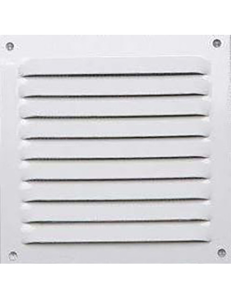 REJILLA 0,6 MM LACADO BLANCO 10X10 CM