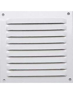 REJILLA 0,6 MM LACADO BLANCO 17X17 CM 2