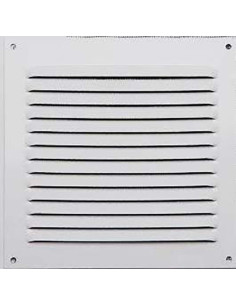 REJILLA 0,6 MM LACADO BLANCO 15X15 CM 2