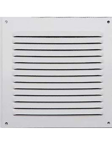 REJILLA 0,6 MM LACADO BLANCO 15X15 CM