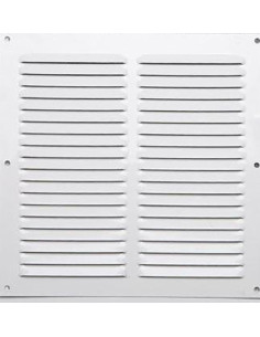 REJILLA 0,6 MM LACADO BLANCO 20X20 CM 2