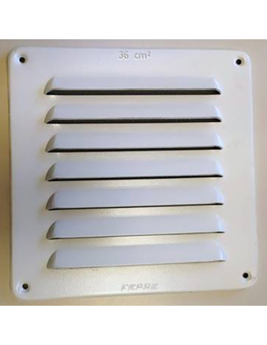 REJILLA STRONG 1,5 MM CON MOSQUITERA BLANCO 15X15 CM