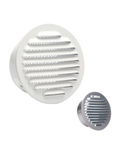 REJILLA EMPOTRAR A TUBO REGUL ALUM BLANCO GANCHO 12 CM 2