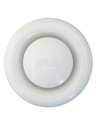 REJILLA DIFUSOR ACERO D-100 BLANCO