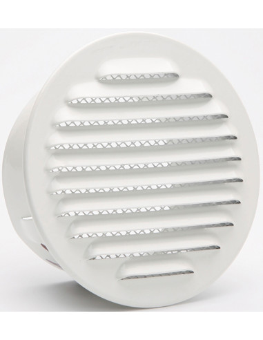REJILLA EMPOTRAR A TUBO D-12 CM BLANCO VRAC 10 CM