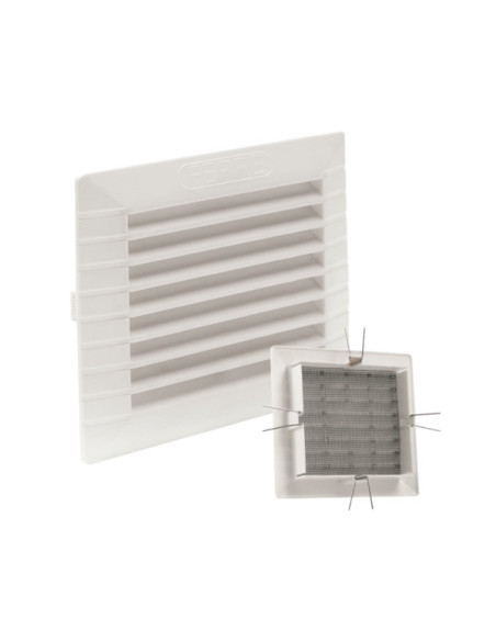 REJILLA EMP + CLIPSAR ABS BLANCO MAS MOSQUITERA 11X11 CM
