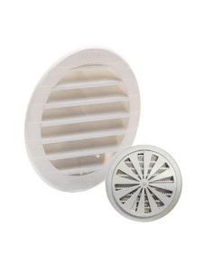 REJILLA EMPOTRAR ABS BLANCO + MOSQUITERA VRAC 11,8 CM 2