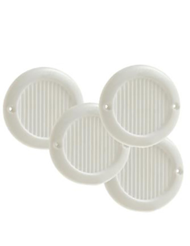 REJILLA EMP+CLIPSAR ABS BLANCO + MOSQUITERA VRAC 12,5-14 CM