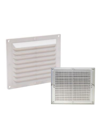 REJILLA ATORNILLAR ABS BLANCO + MOSQUITERA VRAC 14,6 X17,5