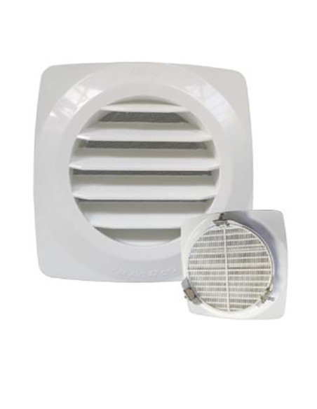 REJILLA EMP+CLIPSAR ABS BLANCO VRAC 12 CM