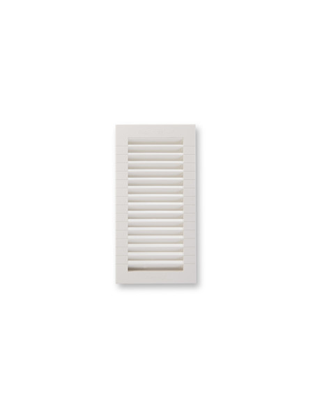 REJILLA EMP SHUN C/PESTAÑA + MARCO ABS BLANCO VRAC 13,3 X26