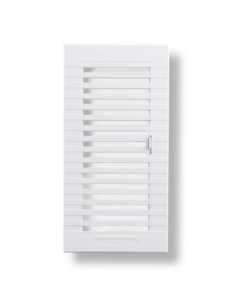 REJILLA EMP REGULABLE SHUN+ MARCO ABS BLANCO VRAC 13,3 X26