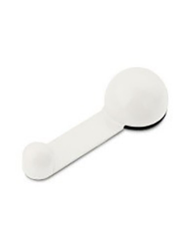 TOPE PUERTA ADH RETENEDOR GIRATORIO BLANCO 100X40X120