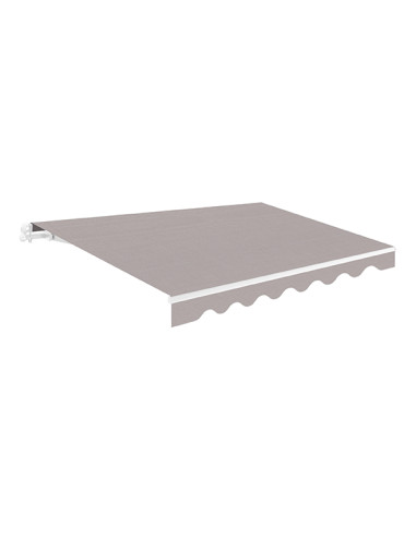 TOLDO RETRACTIL GRIS CENIZA 4X2.5M