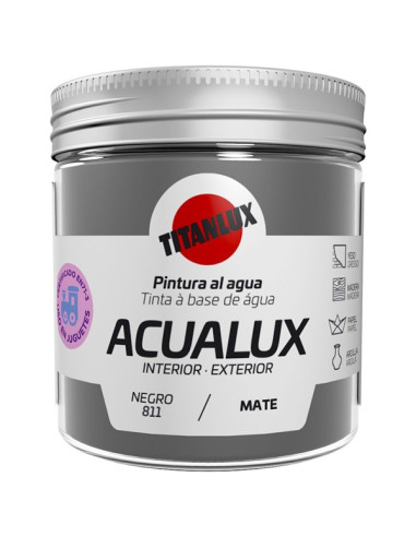 PINTURA MANUALIDADES NEGR MATE 75 ML