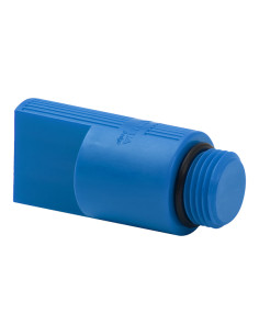 TAPON ALICATADO CON JUNTA TORICA AZUL 2