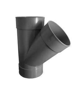 DERIVACION PVC H-H 45 40 MM 40 MM 2