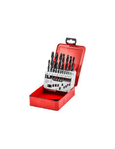 ESTUCHE 19 BROCAS METAL HSS-R DIN338 1-10 MM 2