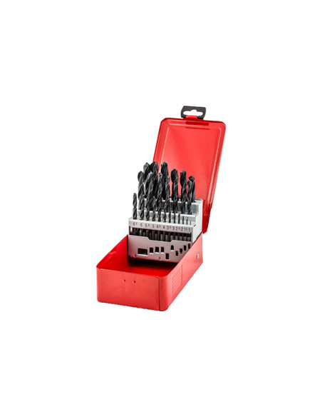 ESTUCHE 25 BROCA COBALTO HSS-G DIN338 1-13 MM