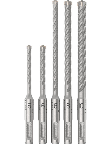 BROCA SDS PLUS-5X JGO 5PZ 5-10 MM