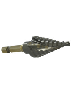 BROCA ESCALONADA TiAIN HSS M.HEX 4-20 MM