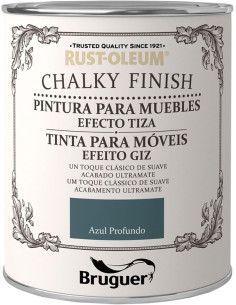 PINTURA MUEBLES TIZA AZUL PROF 750 ML