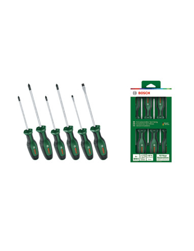 DESTORNILLADOR PLANO 6P JGO