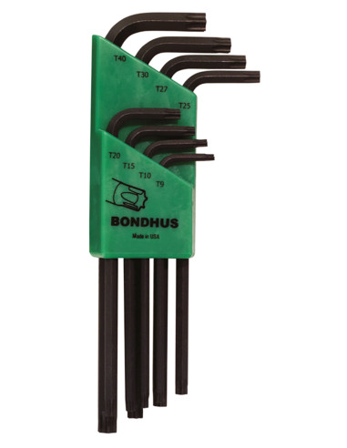 LLAVE TORX INVIOLABLE JG 8 PZ T9-T40