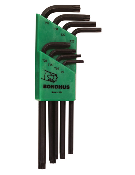 LLAVE TORX INVIOLABLE JG 8 PZ T9-T40