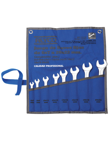 LLAVE FIJA JG 8 PZS BOLSA 6-7/20-22