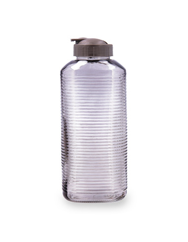 BOTELLA VIDRIO VELVET GRIS 1,8 L