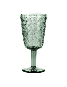 COPA VIDRIO RELIEVE VERDE AGATA PACK-6 29 CL 2