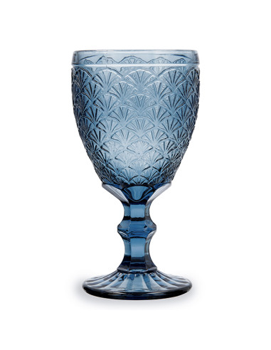 COPA VIDRIO RELIEVE BLUE MOON PACK-6 30 CL