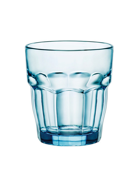 VASO AGUA AZUL ROCK BAR PACK 6 27 CL