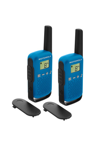 WALKIE TALKIES T42 BLUE PACK 2UDS 4 KM