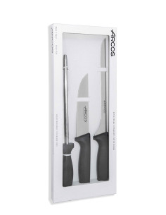 JUEGO CUCHILLOS JAMONERO+CHAIRA SERIE NIZA 3 PZS 2
