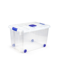 CAJA MULTIUSO C/RUEDA TRANSP 55 L 2